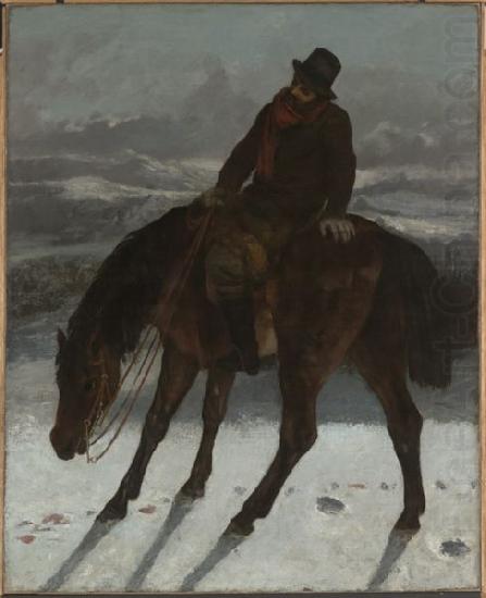 Hunter on Horseback, Gustave Courbet